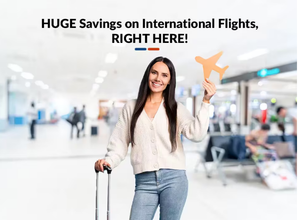 Image of MakeMyTrip Coupon : Grab FLAT 10% OFF* up to ₹7500 on International Flights.