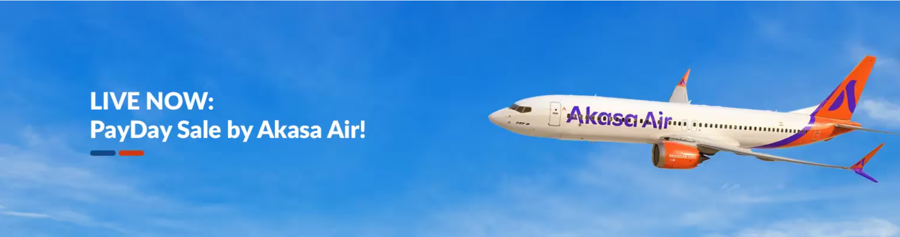 Image of MakeMyTrip Flight Offer: Akasa Air domestic flights with one-way fares