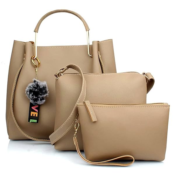 Image of Mammon Women's Handbag With Sling Bag & Wristlet