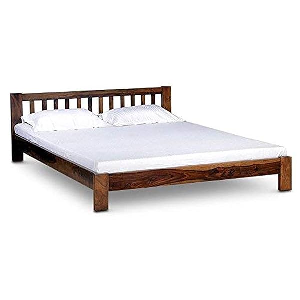 Image of Mamta Decoration Sheesham Wood Queen Size Bed