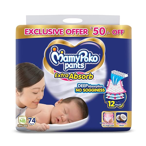 Image of MamyPoko Pants Extra Absorb Baby Diapers