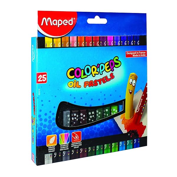 Image of Maped Color Peps Oil Pastel Set-Pack of 25 Shades 