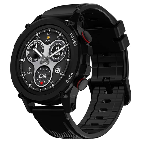 Image of Maxima Max Pro X4+ Rugged Bluetooth Calling Smartwatch 1.32 inch 360x360 pixels 340mAh 4.5 star