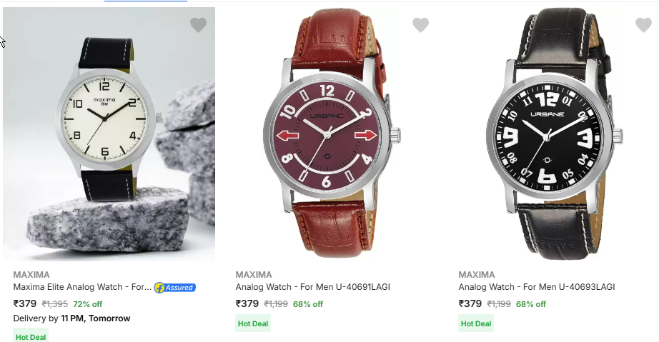 Image of Maxima Wrist Watches Starts From ₹379