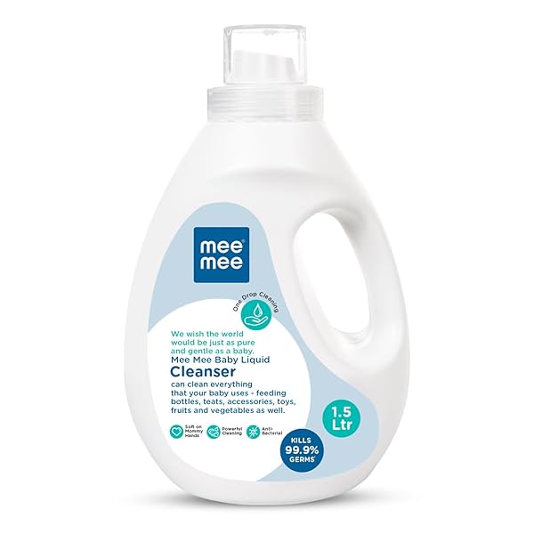 Image of Mee Mee Anti-Bacterial Baby Liquid Cleanser (1.5 L - Bottle)