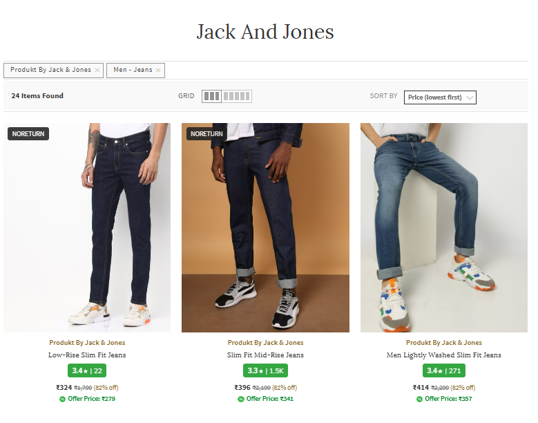 Image of Men's Jack & Jones Clothing Up-to 85%