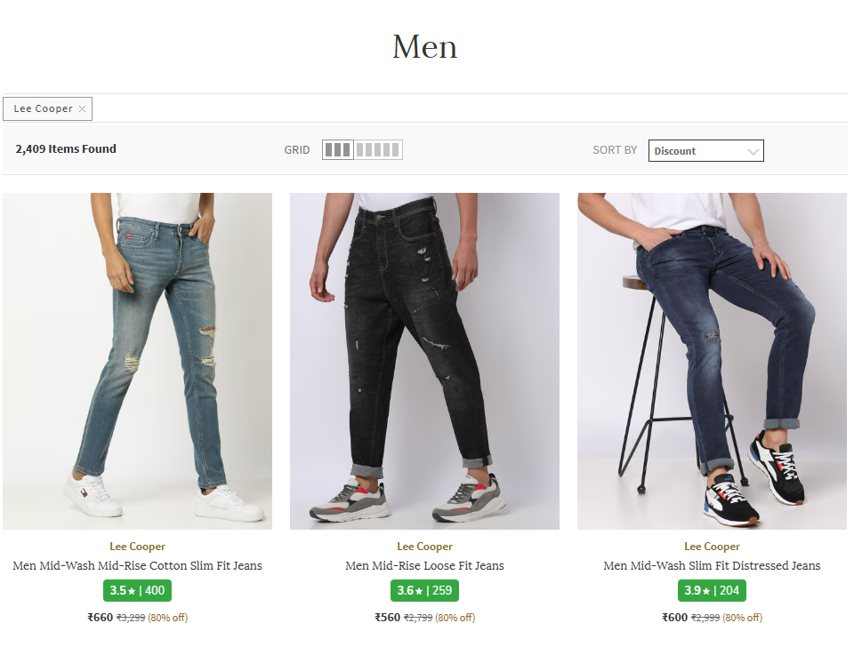 Image of Men's Lee Cooper Clothing Up to 85% Discount