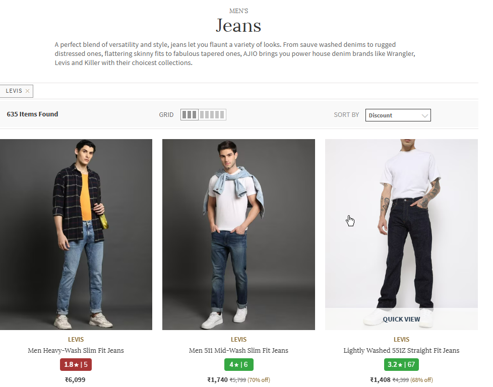 Image of Men's Levi’s Clothing Up to 85% Discount