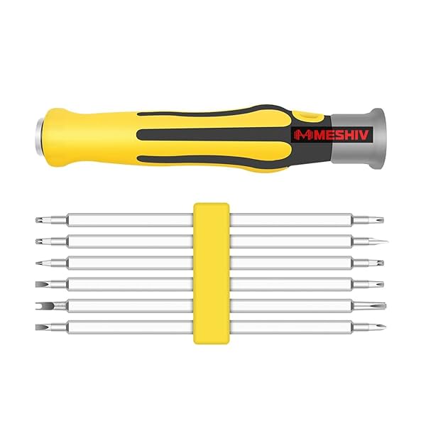 Image of Meshiv 6 in 1 Screwdriver Set Total 12 types Repair Tool Kit