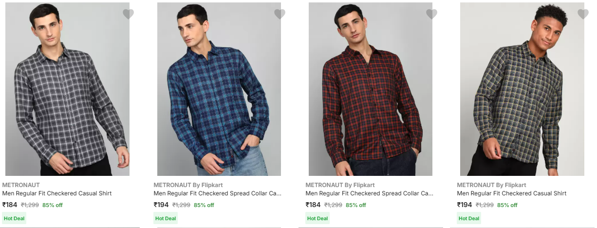 Image of Metronaut Casual Shirts up to 85% Discount