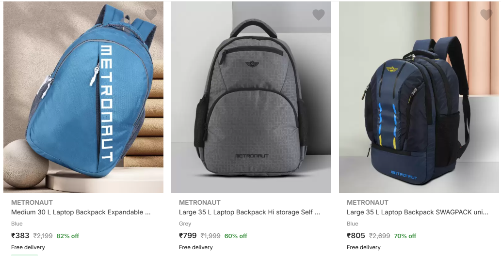 Image of Metronaut Laptop Bags starting at ₹383