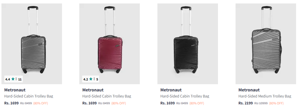 Image of Metronaut Luggage up to 80% Discount