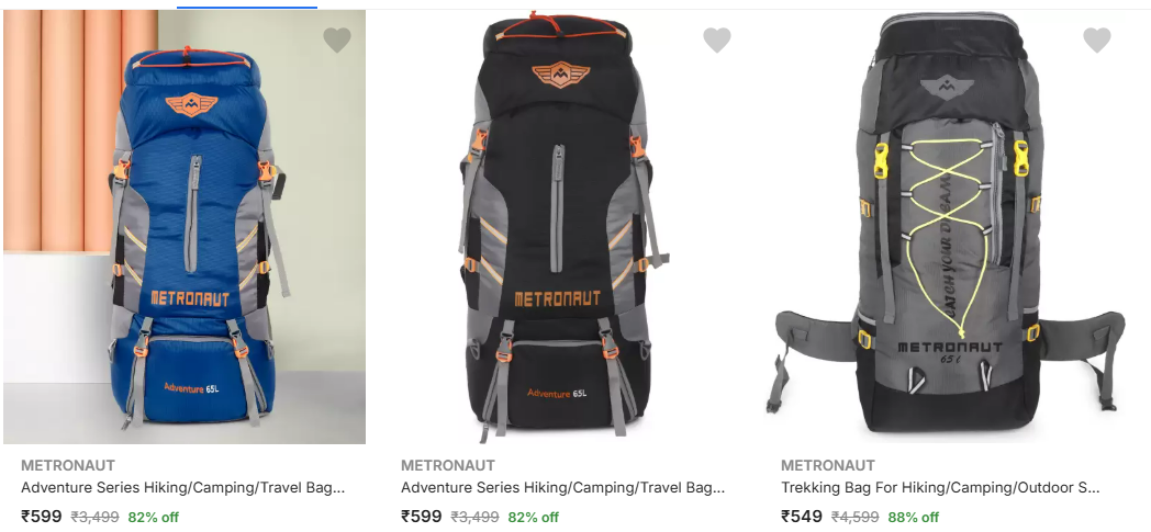 Image of Metronaut Rucksacks Bag Starting at ₹549