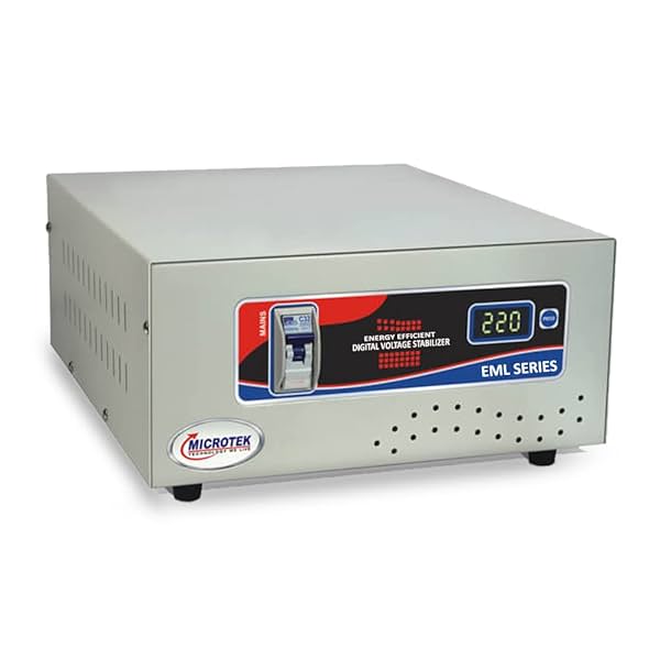 Image of Microtek EML 8090 Voltage Stabilizer 100V-290V 2 Year Warranty