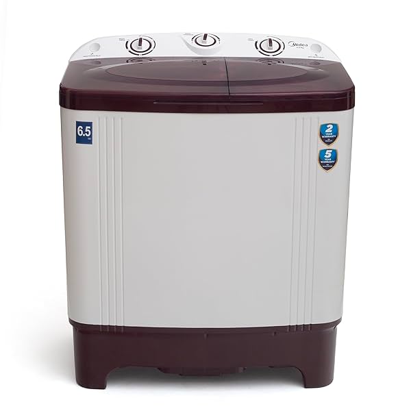 Image of Midea 6.5 kg Semi Automatic Top Load Washing Machine