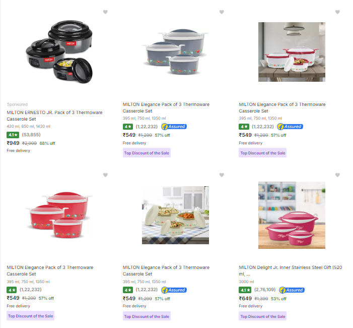 Image of Milton Casseroles Up to 68% Discount