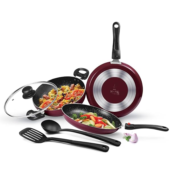 Image of Milton Cookware Set of 5 Cookware