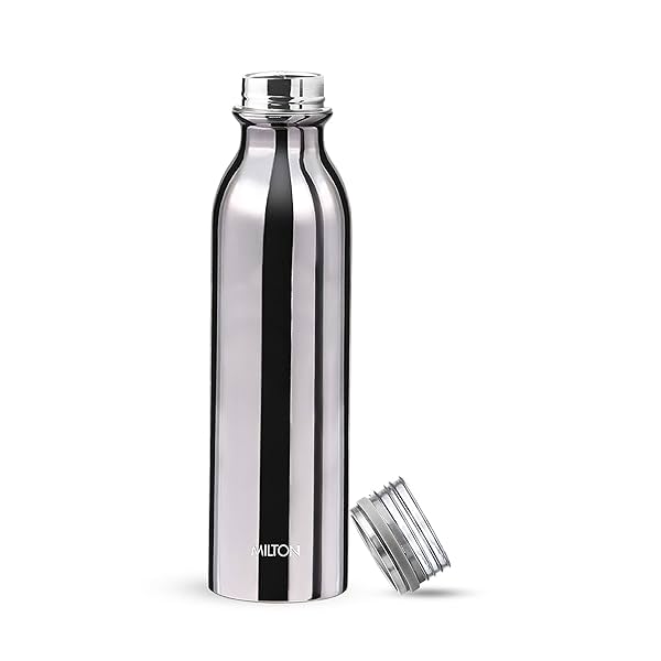 Image of Milton Glitz 750 Thermosteel 24 Hours Hot and Cold Water Bottle, 710 ml, Silver