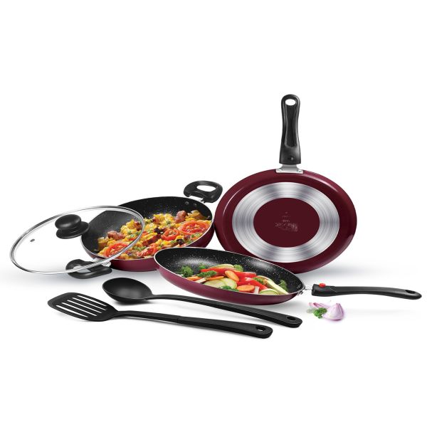 Image of Milton Pro Cook Kitchen Pride Cookware Set of 5