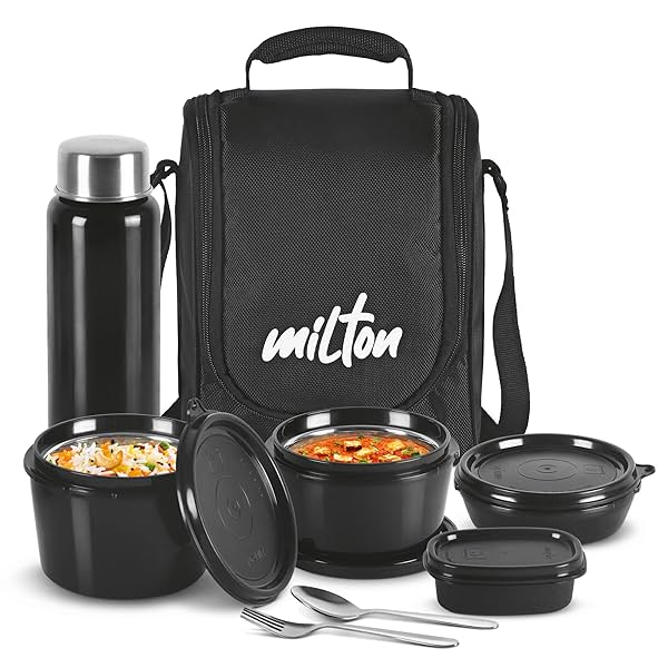 Image of Milton Pro Lunch Tiffin (3 Microwave Safe Inner Steel )