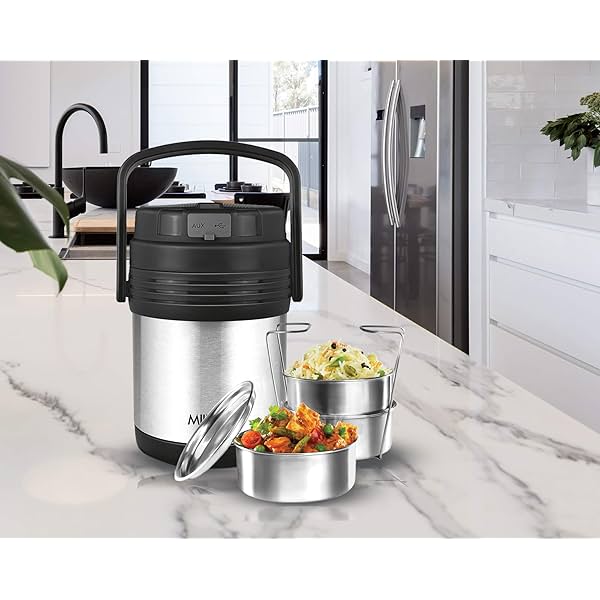 Image of Milton Woofer 3 Thermosteel Wireless Bluetooth Speaker Tiffin