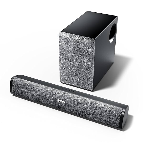 Image of Mivi Fort Q48 2.1 Channel Soundbar with Subwoofer 48W