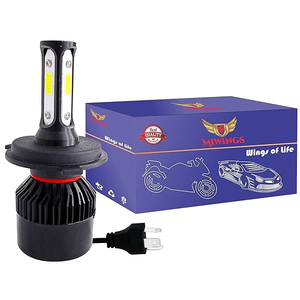 Image of Miwings High Brightness 3 Side H4 LED Headlights 