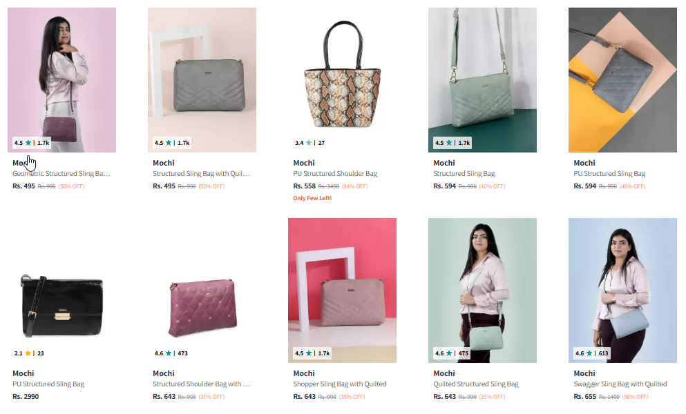 Image of Mochi Handbags Collection up to 50% Discount 