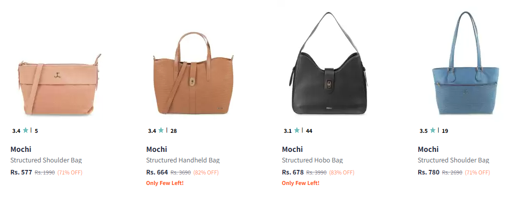 Image of Mochi Handbags up to 83% Discount