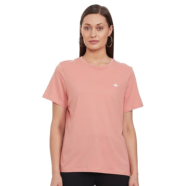 Image of Mode By Red Tape Women's Regular Fit T-Shirts