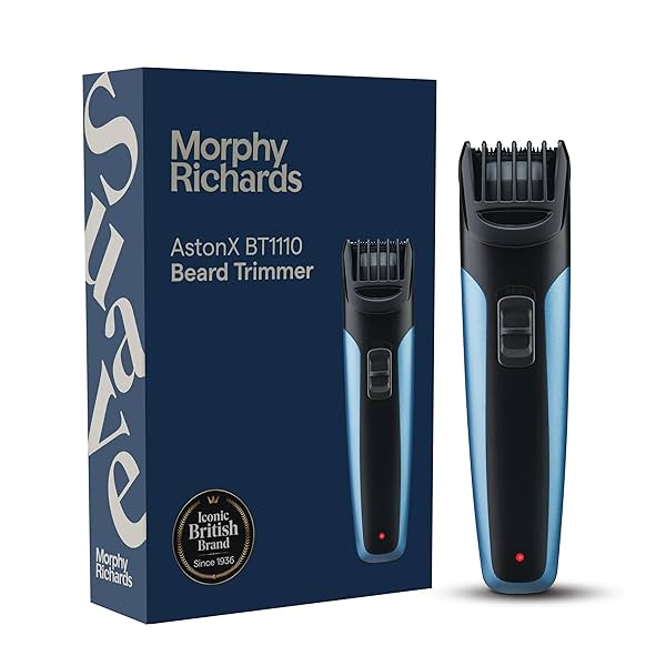 Image of Morphy Richards Astonx Bt1110 Beard Trimmer Men|9 Settings Single Comb|