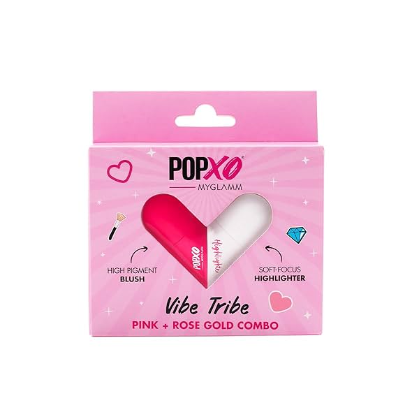 Image of MyGlamm POPxo Blush & Highlighter Combo 2.5g each