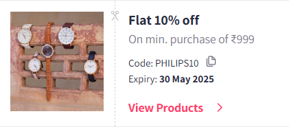 Image of Myntra Coupon: Flat 10% Off On Philips Personal Care Appliances