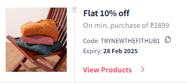 Image of Myntra Coupon: Flat 10% Off On THEFITTHEORY Women Clothing