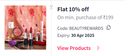 Image of Myntra Coupon: Flat 10% Off on Beauty & Personal Care