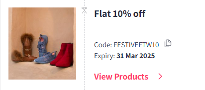 Image of Myntra Coupon: Flat 10% Off on Footwear