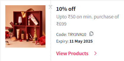 Image of Myntra Coupon: Flat 10% Off on Jiva Beauty & Personal Care