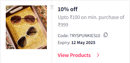 Image of Myntra Coupon: Flat 10% Off on Spunkies Fashion