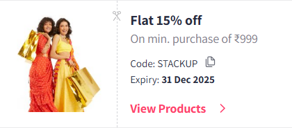 Image of Myntra Coupon: Flat 15% Off on Beauty & Personal Care