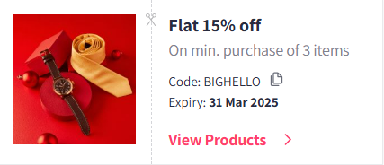 Image of Myntra Coupon: Flat 15% Off on Big Hello Clothing