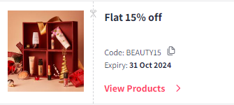 Image of Myntra Coupon: Flat 15% off on Bold Care Personal Care