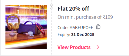 Image of Myntra Coupon: Flat 20% Off on Beauty & Personal Care