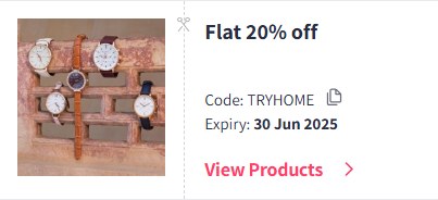 Image of Myntra Coupon: Flat 20% Off on Home & Kitchen Accessories