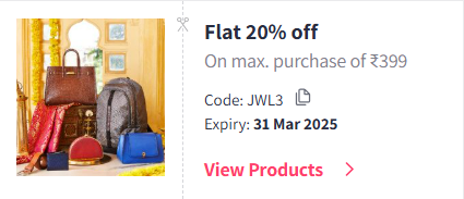 Image of Myntra Coupon: Flat 20% Off on Jewellery