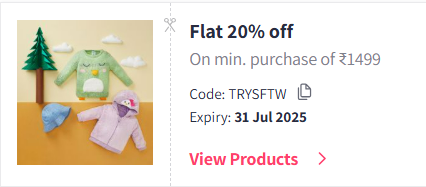 Image of Myntra Coupon: Flat 20% off on Footwear