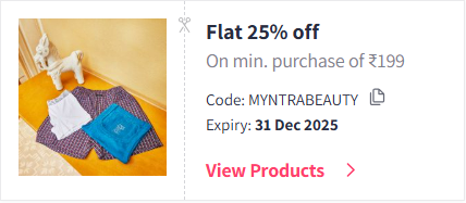 Image of Myntra Coupon: Flat 25% Off on Beauty Products