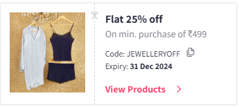 Image of Myntra Coupon: Flat 25% off on Women's Jewellery 