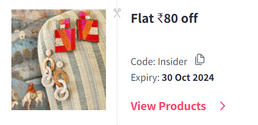 Image of Myntra Coupon: Flat ₹80 off on Just Herbs Beauty & Personal Care