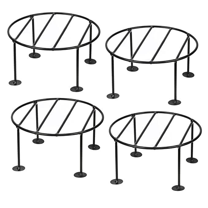 Image of NAYRA N.A Supplier Iron Flowerpot Stand (Pack of 4)