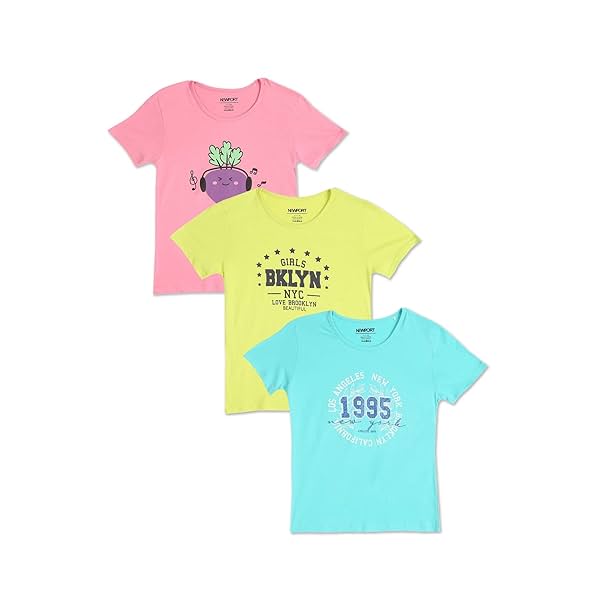 Image of NEWPORT Girl's Regular Fit T-Shirt